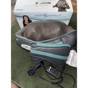 Open Box  truMedic IS-2000 InstaShiatsu+ Neck &  Back Massager with Heating